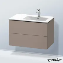 Duravit Waschtischunterschrank 2 Schubkästen 82 x 55 x 48,1 cm Grau