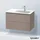 Duravit Waschtischunterschrank 2 Schubkästen 82 x 55 x 48,1 cm Grau