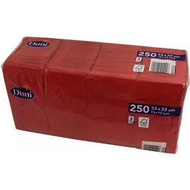 Duni Servietten 33 x 33 cm 3-lagig, rot