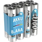 Ansmann Typ 1100 mAh AAA 8 St.