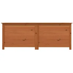 vidaXL Outdoor-Kissenbox Braun 150x50x56 cm Massivholz Tanne