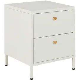 Beliani Nachtschrank KYLEA 43 x 43 x 55 cm Weiß