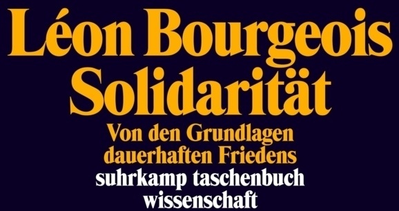 Solidarität - Léon Bourgeois  Taschenbuch