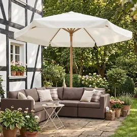 Sekey Sonnenschirm Ø 200 cm Weiß