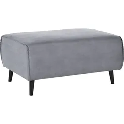 Hocker DOMO COLLECTION "Amora", grau, B:97cm H:47cm T:66cm, Hocker, Polsterhocker, mit Federkern