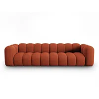 Micadoni Sofa Lupine, modular 4-Sitzer orange 290 cm x 70 cm x 95 cm