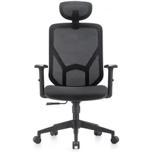 MyBuero BLACORE Netzstoff Schwarz