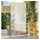 vidaXL Garten-Paravent 100 x 50 x 180 cm Grau Stahl