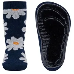 Ewers Stoppersocken SoftStep Blumen navy, 29/30
