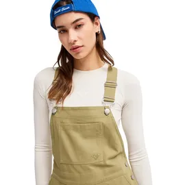 Roxy Overall "Trail Blazer Twill", Damen, Gr. M, beige (olivgrün), Obermaterial: 100% Baumwolle., Overalls Overall