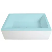 Polysan DEEP PLAIN Schürze für Nische, 150x36cm, weiss