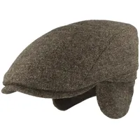 Breiter Flatcap schwarz 60