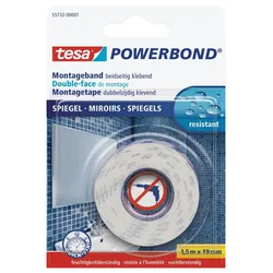 tesa Powerbond® doppelseitiges Montageband Spiegel | verschiedene Größen