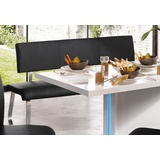 MCA Furniture Polsterbank »Arco«, belastbar bis 280 Kg, Echtleder, in verschiedenen Breiten, schwarz