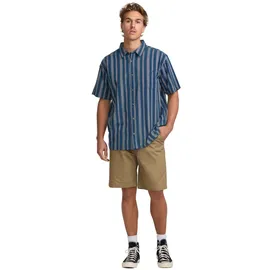 BILLABONG Sundays Jacquard Kurzarmhemd Blau S