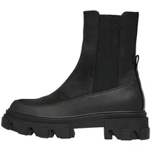 Only SHOES Damen ONLTOLA-1 Nubuck PU Chunky Boot-NOOS Stiefelette, Black, 41