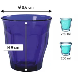 Duralex Picardie Trinkglas 0,25 l 6 St.