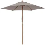 Outsunny Sonnenschirm Ø 250 cm Grau