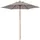 Outsunny Sonnenschirm Ø 250 cm Grau