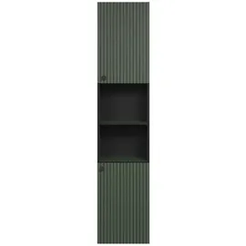 trendteam PureBliss Hochschrank 40 x 186 x 31 cm Grün Metall