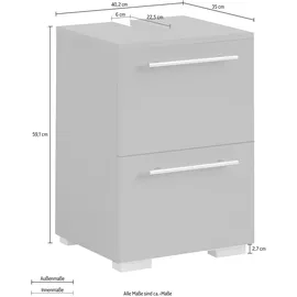Schildmeyer Carlos 40,2 x 59,1 x 35 cm anthrazit