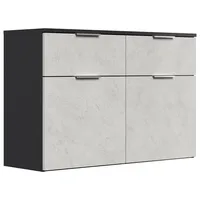Magnolia home Schuhschrank Domus-M hängend 2 Softeinzüge 2 Klappen