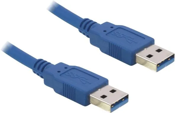 Hapena USB3AA2 USB Kabel 1,8 m USB 3.2 Gen 1 (3.1 Gen 1) USB A Blau (1.80 m, USB 3.2 Gen 1), USB Kabel