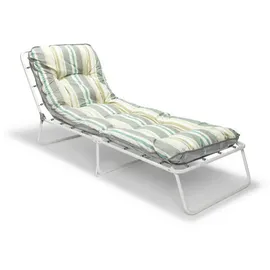 BEST Freizeitmöbel Sonnenliege Wörthersee 180 x 60 x 38 cm Gelb