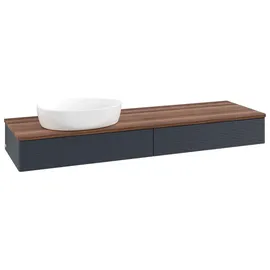Villeroy & Boch Antao Waschbeckenunterschrank L15_1 1600x190x500mm mit Beleuchtung mit Struktur FK/AP: HG/2