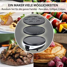 Syntrox 3 in 1 Crepes Maker Pfannkuchen Eierkuchen Elektrogrill Luzern