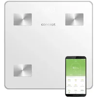 Concept VO4000 Glas-Diagnosewaage Personenwaage mit App Digitale Waage Körperanalyse