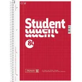 Brunnen Collegeblöcke Student kariert DIN A4 Innenrand