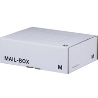 Smartboxpro Faltkartons Mail-Box Gr. M, 20 Stück, weiß, Innenmaße: 331 x 241 x 104mm