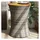vidaXL Garten-Beistelltisch Trommelform Grau Poly Rattan & Massivholz