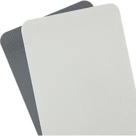Alpina Schneidebrett-Set Kunststoff 3-tlg. 20 x 28 cm Grau