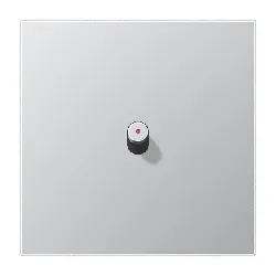 Jung  Abdeckung mit Kipphebel mit Lichtleiter Kegel (Aluminium)
