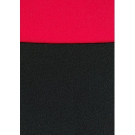 LASCANA Badeanzug, Damen schwarz-rot, Gr.36