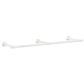 Songmics Wandgarderobe weiß Metall 170,0 x 7,0 cm