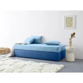MAINTAL Polsterliege Diana 93 x 203 cm blau