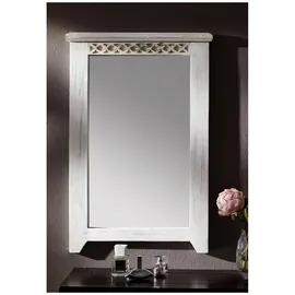 Massivmoebel24 Spiegel Mango / Akazie 60 x 3 x 90 cm Weiß