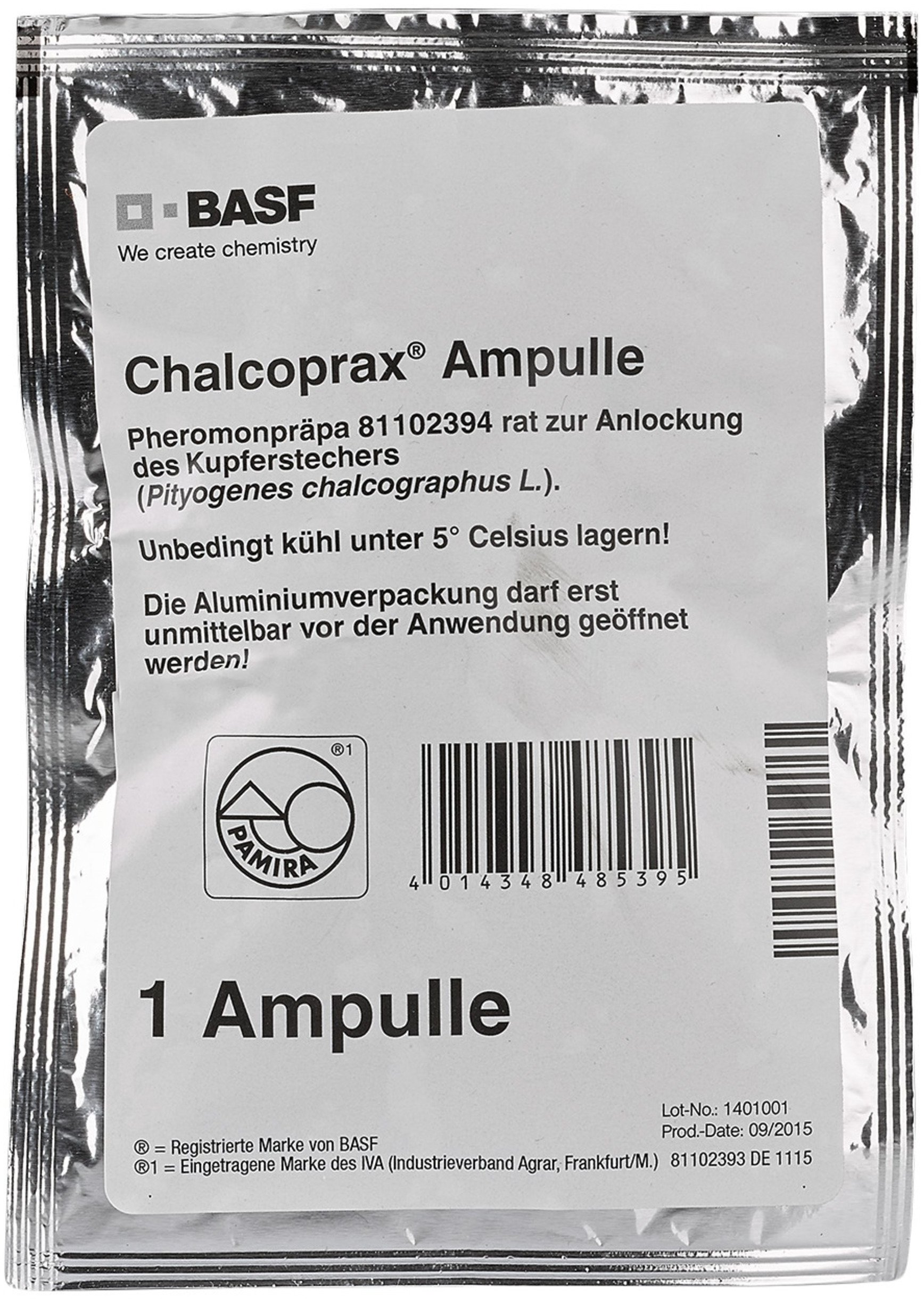 Chalcoprax-Ampulle für Kupferstecher