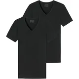 SCHIESSER V-Shirt »"95/5"«, (2er-Pack), mit tiefem V-Ausschnitt Schiesser 000-schwarz