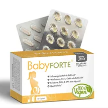 BabyFORTE Folsäure ohne Jod + Omega-3 Kapseln 60 St.
