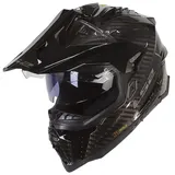 LS2 MX701 Explorer Alter Matt Schwarz / Weiß XS