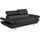 Cotta 2-Sitzer COTTA "Enterprise", schwarz, B:218cm H:91cm T:104cm, Softlux-Kunstleder;Luxus-Kunstleder, Sofas, Big-Sofa, mit Armteilverstellung & Kopfteilverstellung