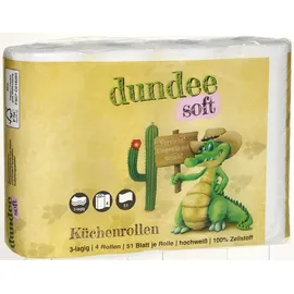 Dundee Küchenrollen 3-lagig 4 Rollen