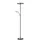 Fischer & Honsel LED-Stehlampe Dent Alu, Eisen, Stahl Metall Schwarz