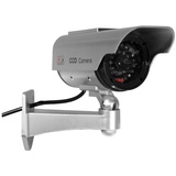 Maclean Brackets Kamera Dummy LED Überwachungskamera Attrappe Alarmanlage CCTV Camera Solar