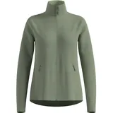 Odlo Damen Grid Fleece Jacke (Größe L, oliv)