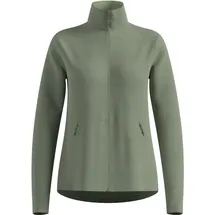 Odlo Damen Grid Fleece Jacke (Größe L, oliv)